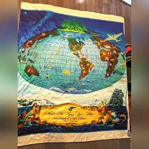 Vintage PanAm Silk Scarf